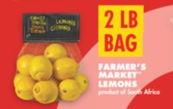 No Frills Farmer's market™ lemons, 2 lb bag offer