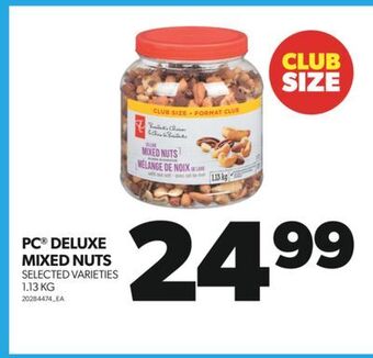 Real Canadian Superstore Pc® deluxe mixed nuts, 1.13 kg offer