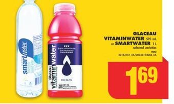 No Frills Glaceau vitaminwater, 591 ml or smartwater, 1 l offer