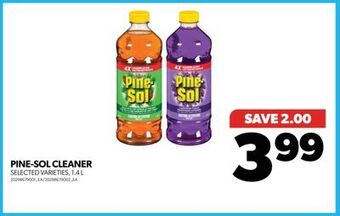 Real Canadian Superstore Pine-sol cleaner, 1.4 l offer