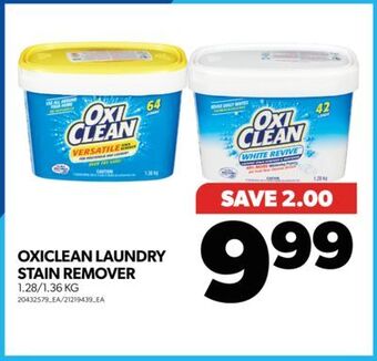 Real Canadian Superstore Oxiclean laundry stain remover, 1.28/1.36 kg offer