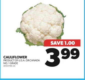 Real Canadian Superstore Cauliflower offer