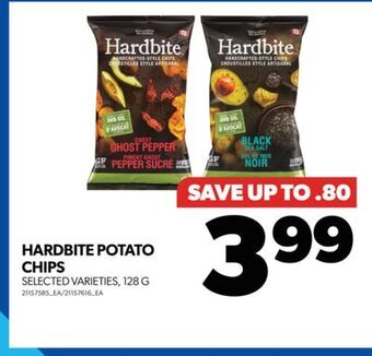 Real Canadian Superstore Hardbite potato chips, 128 g offer