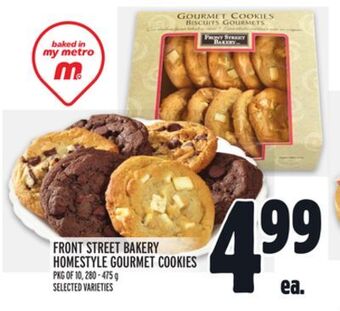 Metro Front street bakery homestyle gourmet cookies offer