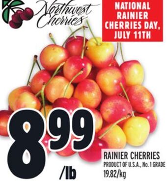 Metro Rainier cherries offer