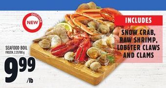 Metro Seafood boil offer