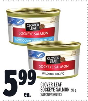 Metro Clover leaf sockeye salmon offer
