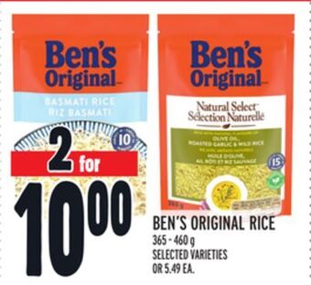 Metro Ben's original rice offer
