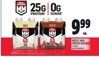 Metro Muscle milk protein beverage offer