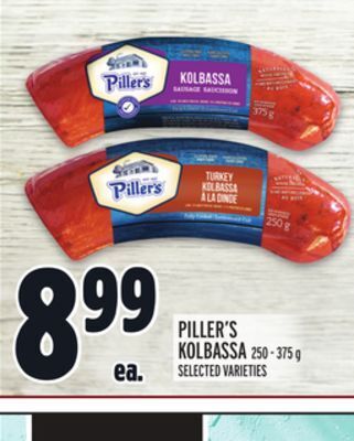 Metro Piller's kolbassa offer