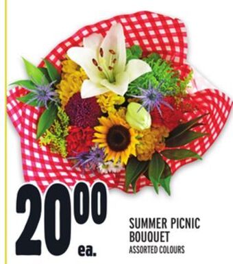 Metro Summer picnic bouquet offer