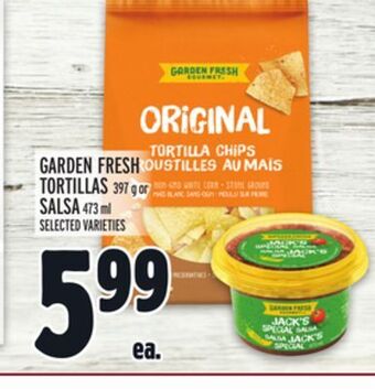 Metro Garden fresh tortillas offer