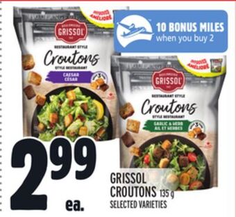 Metro Grissol croutons offer