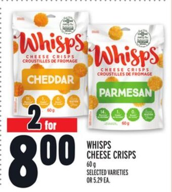 Metro Whisps cheese crisps offer
