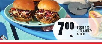 Metro Fresh 2 go jerk chicken slider offer