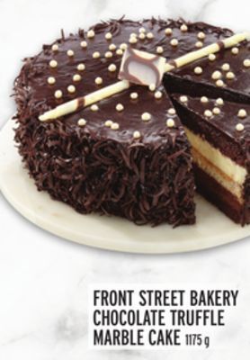Metro Front street bakery chocolate truffle marble cake offer