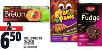 Metro Dare cookies or crackers offer