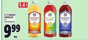 Metro Gt's organic kombucha offer