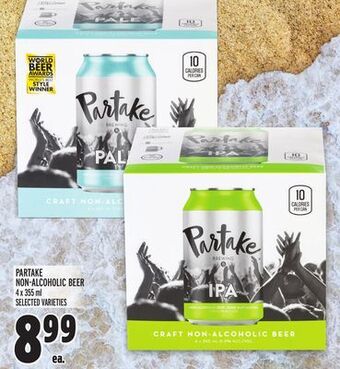 Metro Partake non-alcoholic beer offer