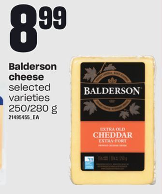 Independent Grocer Balderson cheese, 250/280 g offer