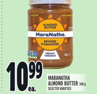 Metro Maranatha almond butter offer