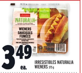 Metro Irresistibles naturalia wieners offer