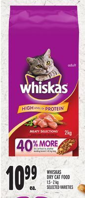 Metro Whiskas dry cat food offer