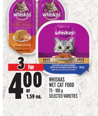 Metro Whiskas wet cat food offer