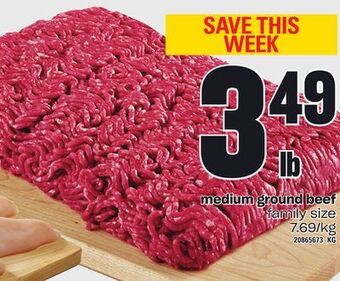 Independent Grocer Medium ground beef offer