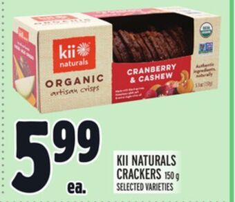 Metro Kii naturals crackers offer