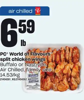 Independent Grocer Pc® world of flavours™ split chicken wings offer