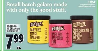 Metro Righteous ice cream offer