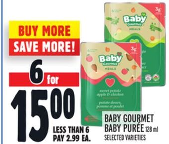 Metro Baby gourmet baby purée offer