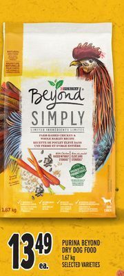 Metro Purina beyond dry dog food offer