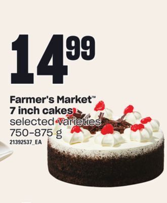 Independent Grocer Farmer's market™ 7 inch cakes, 750-875 g offer