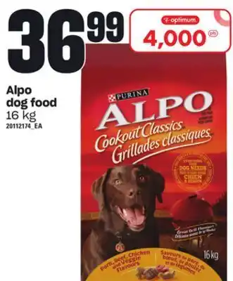 Independent Grocer Alpo dog food, 16 kg offer
