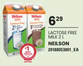 Independent Grocer Lactose free milk, 2 l, neilson offer