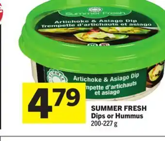 Foodland Summer fresh dips or hummus 200-227 g offer