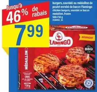 Maxi Flamingo chicken burgers frozen 500-730 g offer
