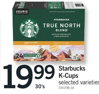 Fortinos Starbucks k-cups offer