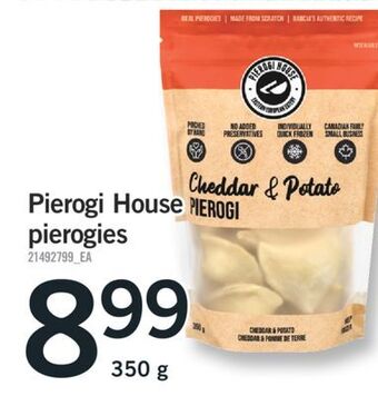 Fortinos Pierogi house pierogies 350 g offer