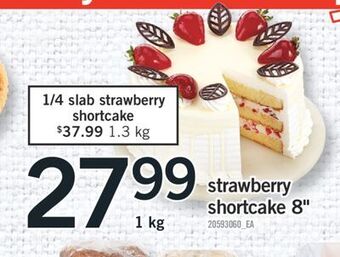 Fortinos Strawberry shortcake 8 offer