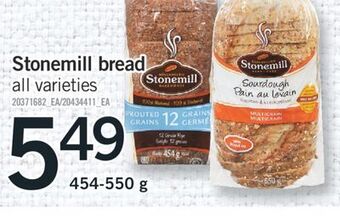 Fortinos Stonemill bread, 454-550 g offer