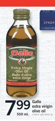 Fortinos Gallo extra virigin olive oil, 500 ml offer