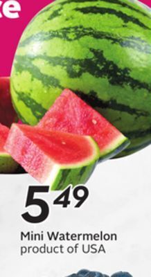 Sobeys Mini watermelon offer