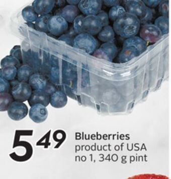 Sobeys Blueberries offer