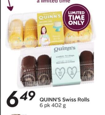 Sobeys Swiss rolls offer