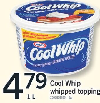 Fortinos Cool whip whipped topping, 1 l offer
