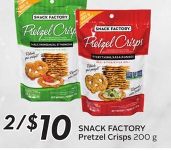 Sobeys Snack factory pretzel crisps offer