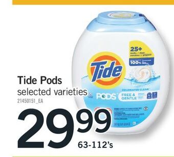Fortinos Tide pods, 63-112's offer